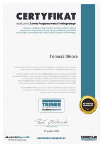 O mnie trener akademii hipertrofii