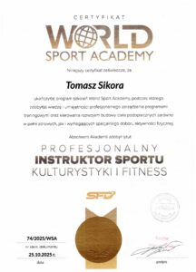 O mnie dyplom ukończenia kursu